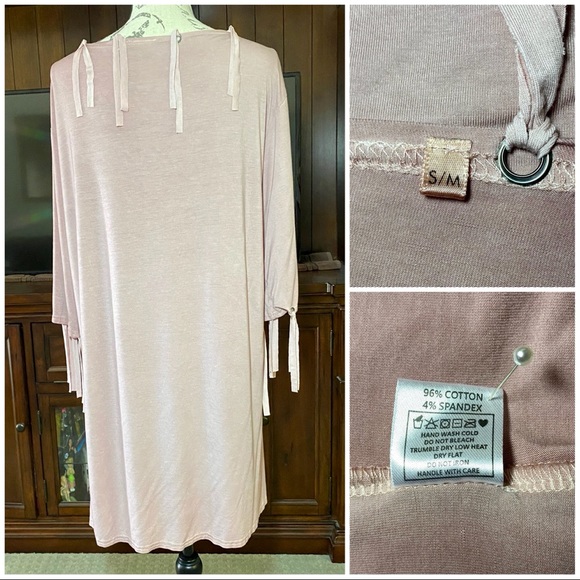 Women’s Fringe Cardigan Half Sleeve S/M Pink - Picture 3 of 3